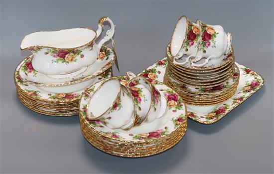 An Old Country Rose part teaset